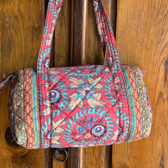 New Soleiado La Provenance de Pierre Deux Reds and Blues Handbag - Picture 1 of 9